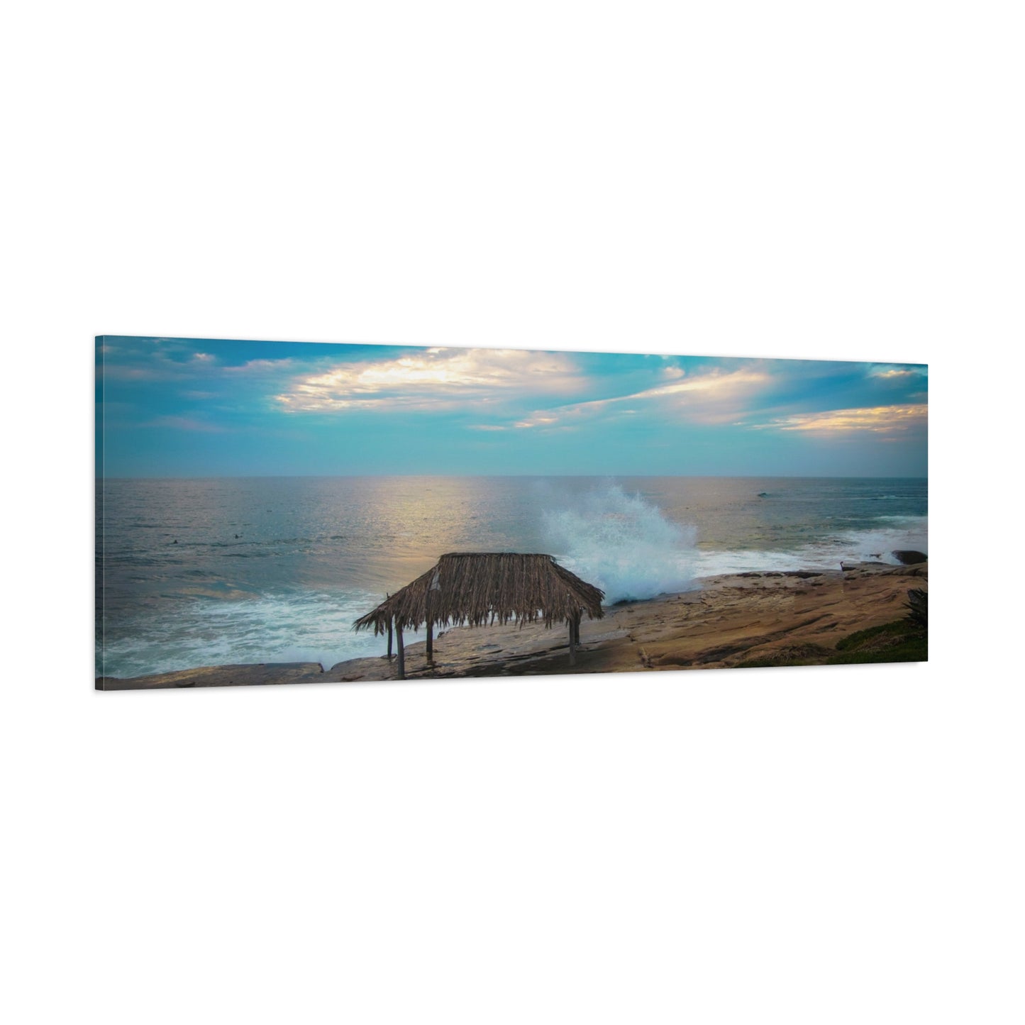 Surf Shack by the Shoreline Matte Canvas