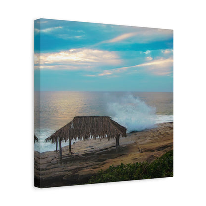 Surf Shack by the Shoreline Matte Canvas