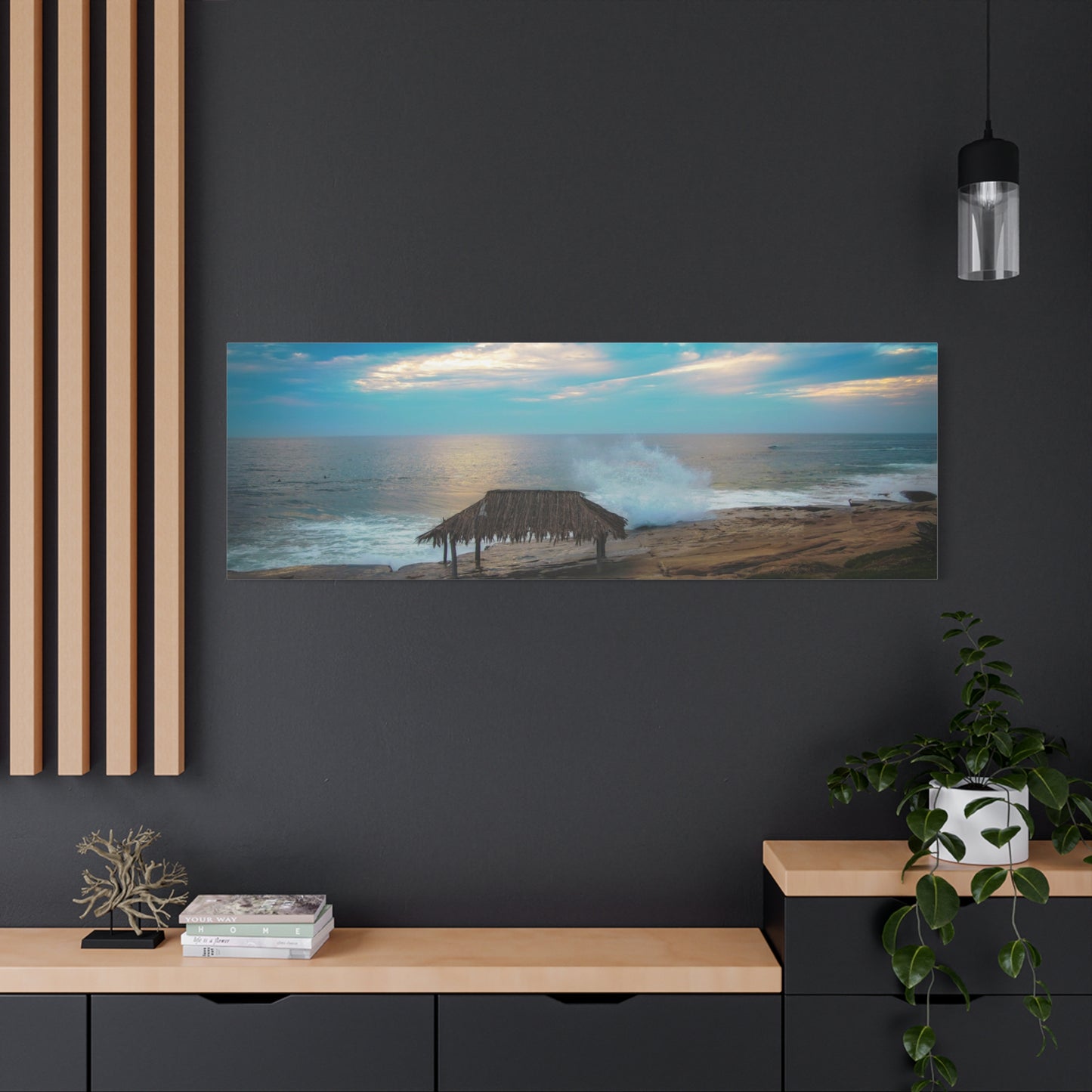 Surf Shack by the Shoreline Matte Canvas