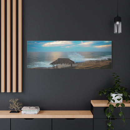 Surf Shack by the Shoreline Matte Canvas