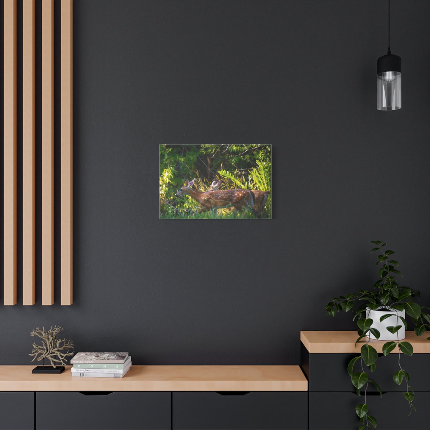 Tranquil Deer Canvas Art: Embracing Nature's Beauty