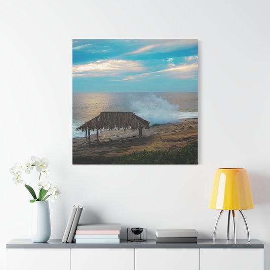 Surf Shack by the Shoreline Matte Canvas